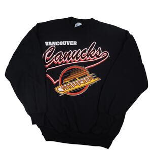 Vintage 90s Vancouver Canucks Hockey Graphic Sweatshirt